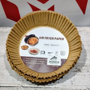 Molde Papel Para Freidora de Aire  Redondo 20 cm. AIR FRIYER C.A.