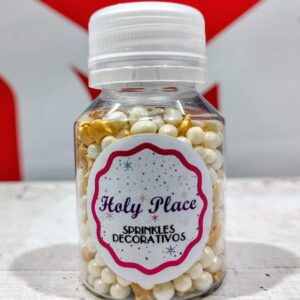 Perlas Deco Holy Place x 35 grs. con Estrellas Doradas C.A. 44683