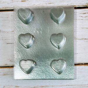 MOLDE ACETATO  CORAZON TEXTURA 500A IMP