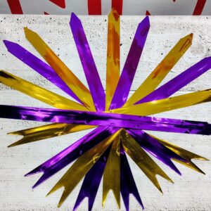 MOÑO FACIL METALIZADO 30 CM X 10 UNID. IMP.45099