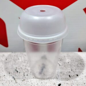 Vaso Toledo con tapa Domo Sorbete 325 cc