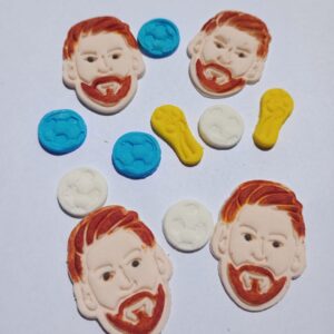 Kit 5 pastillaje Messi