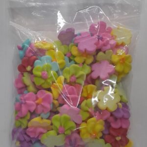 Flores de azucar  chicas x 100 unidades