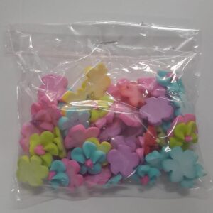 Flores de azucar chicas  x 50 unidades