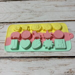 Moldes Bombom Tricolor Animales/Frutas/Caritas  IMP. 60280