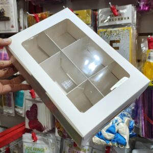 Caja Rectangular 6 Divisiones