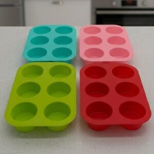 Moldes para Cupcakes x 6 silicona  IMP. 72167