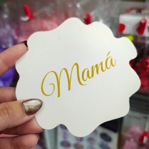 Tags x 10 u. Mamá