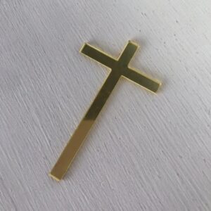 Cruz Espejadas 10 cm.