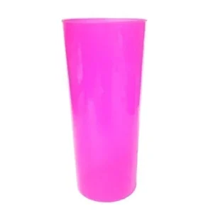 Vasos Trago Largo Flexible Magenta x 10 Unid.